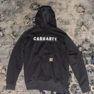 Carhartt Men's Rain Defender Loose Fit Midweight Logo Graphic Sweatshirt